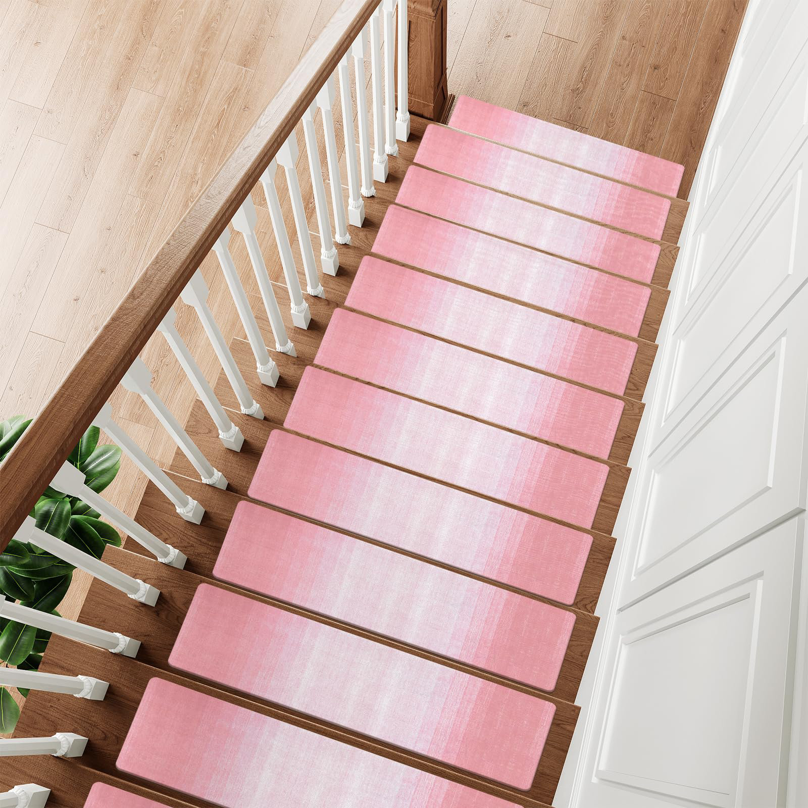 Hokku Designs Stair Treads Non Slip Stair Runners For Wooden Steps, 8